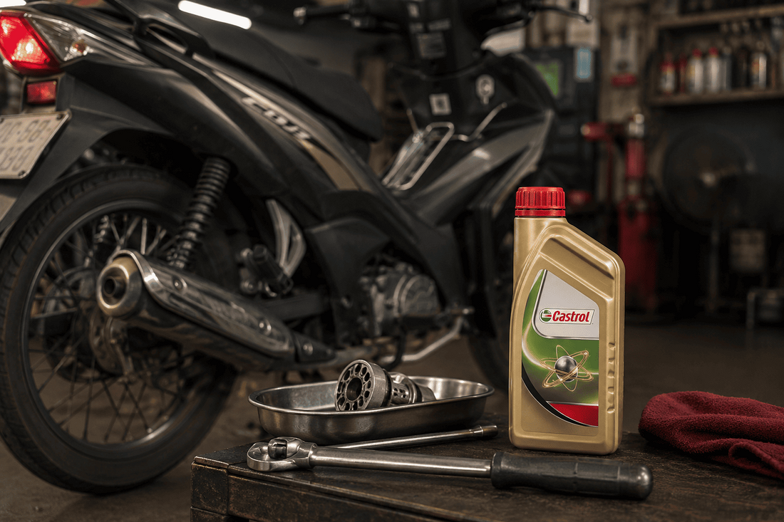 Sự thật kỹ thuật về chai nhớt castrol vàng 800ml