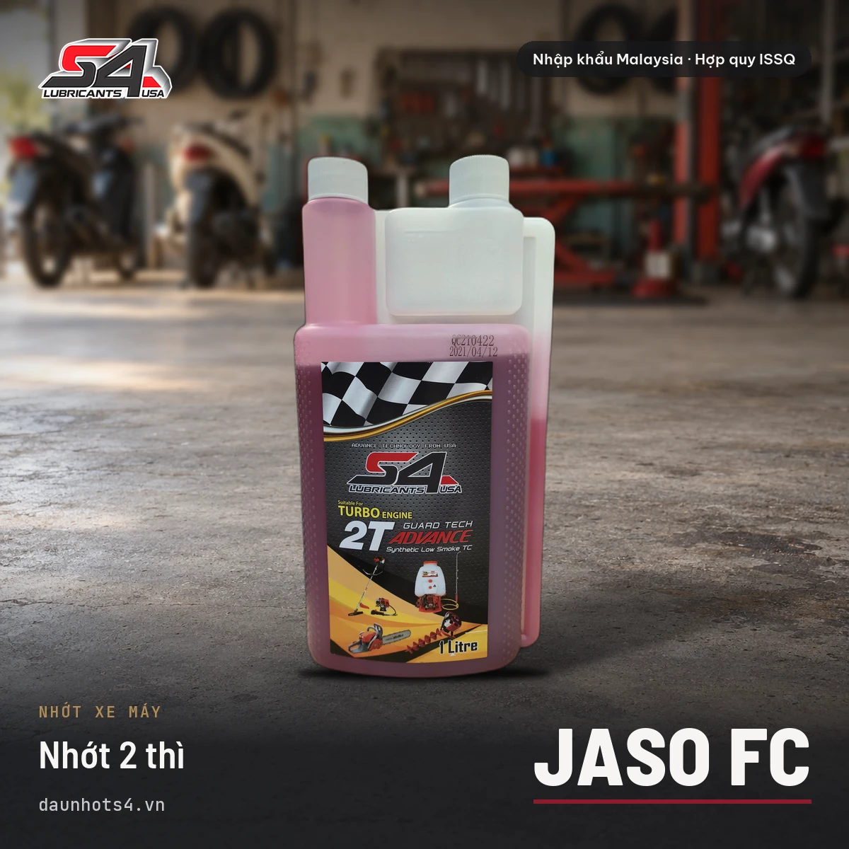 Nhớt 2 thì JASO FC/FD — Dầu Nhớt S4