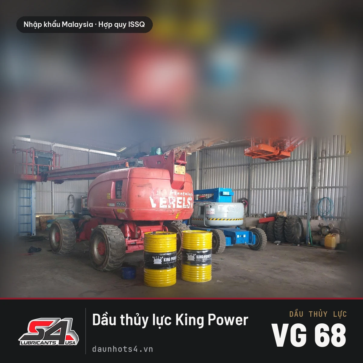 Dầu thủy lực King Power VG 68 — Dầu Nhớt S4