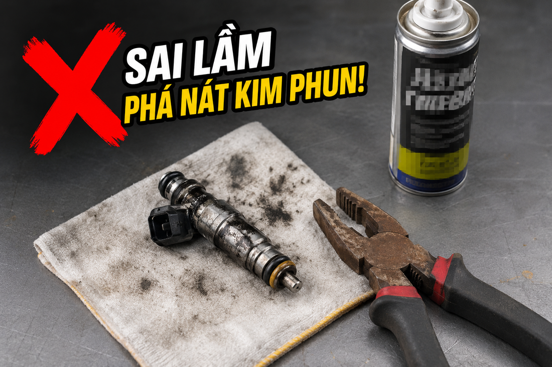 5 Sai lầm nghiêm trọng khi vệ sinh kim phun ô tô tại nhà bạn cần tránh