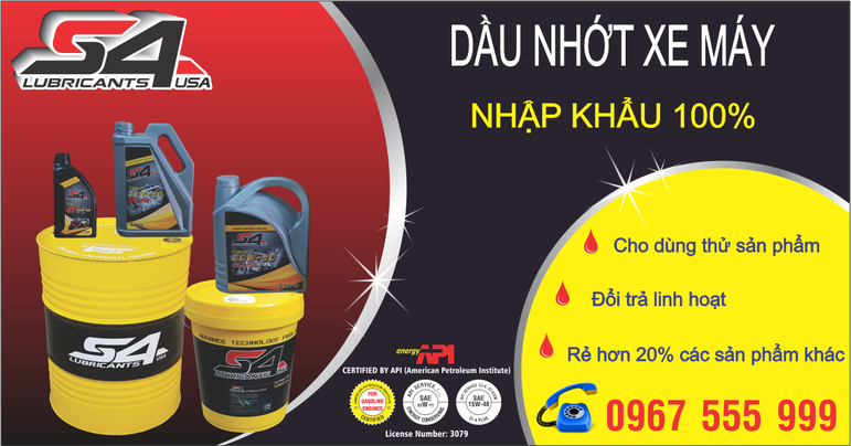 dầu nhớt xe tay ga