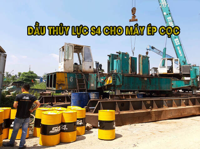 Dầu thủy lực máy ép cọc