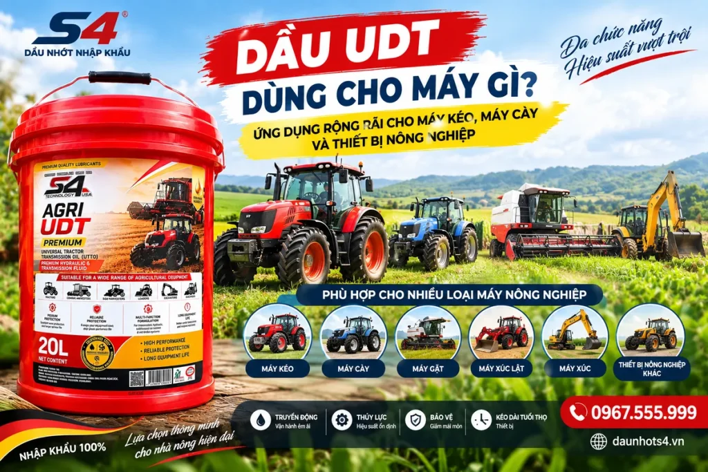 ầu UDT dùng cho máy gì - máy kéo máy cày và thiết bị nông nghiệp