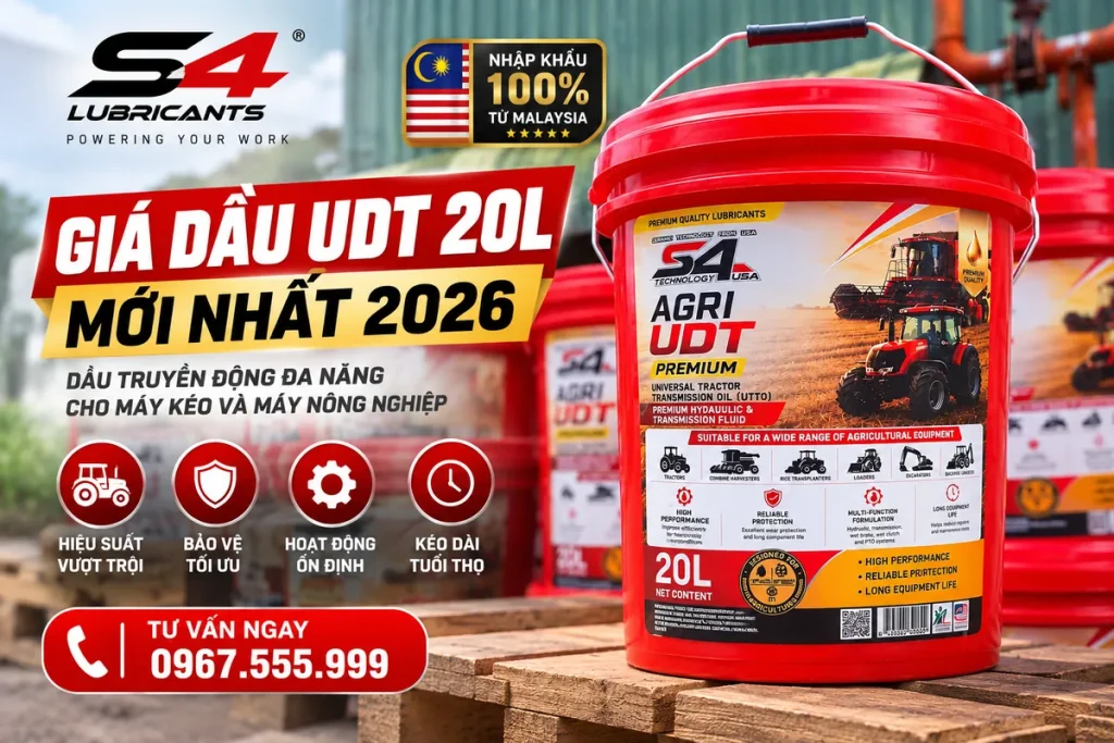 Giá dầu UDT 20L mới nhất 2026