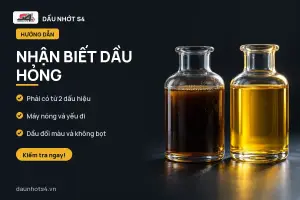 Dấu hiệu dầu thủy lực bị hỏng, kiểm tra trước khi thay