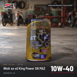 Dầu nhớt xe số King Power 10W40 SN MA2