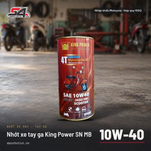 Dầu nhớt xe ga King Power 10W40 SN MB