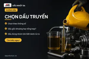 Chọn dầu truyền: Một người đang đổ dầu truyền nhiệt vào ống nghiệm và có một số thiết bị công nghiệp xung quanh.