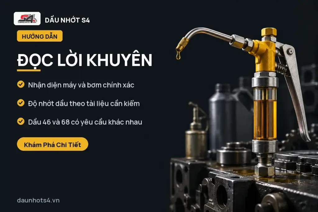 Đọc Lời Khuyên: Bộ khuếch tán dầu thủy lực, ống dẫn và một số bình chứa khác.